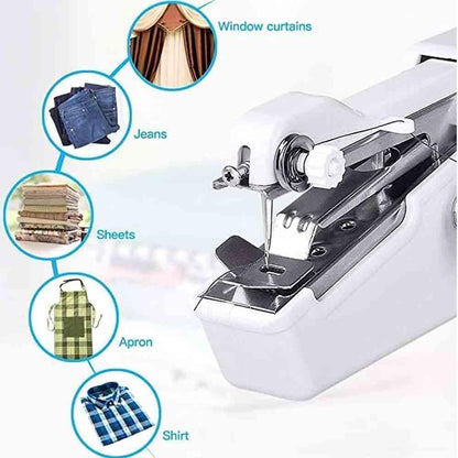 Electric Handy Stitch Mini Hand Sewing Machine Stapler Style Mini Machine
