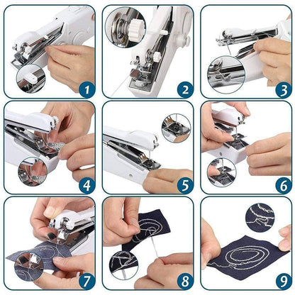 Electric Handy Stitch Mini Hand Sewing Machine Stapler Style Mini Machine